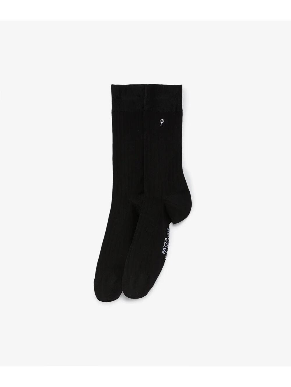 Patta Dress Sock Black • Large